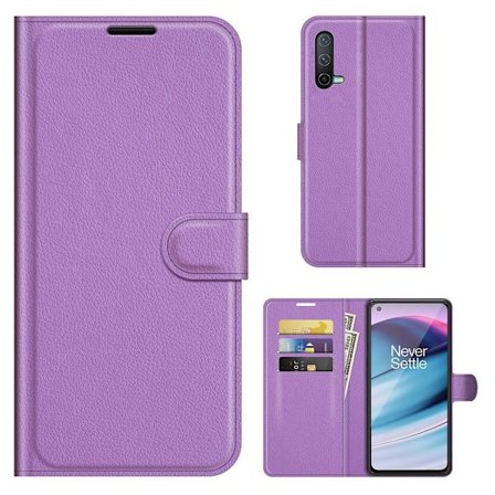 Classic OnePlus Nord CE 5G Läppäkotelo - Violetti
