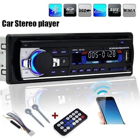 Drfeify Letouch Bluetooth Autoradio 12V 1Din MP3 Autostereosoitin Tukee FM-USB-SD-AUX-Bluetooth -OLL