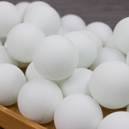 IC 60 stk bordtennisbolde, premium bordtennisbolde, bulk udendørs bordtennisbolde (hvid)