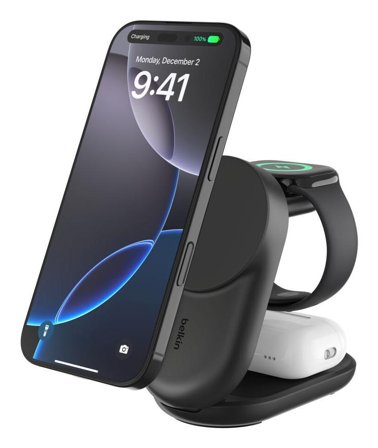 Belkin UltraCharge 25w Qi2 3in1 Magnetic Chrg