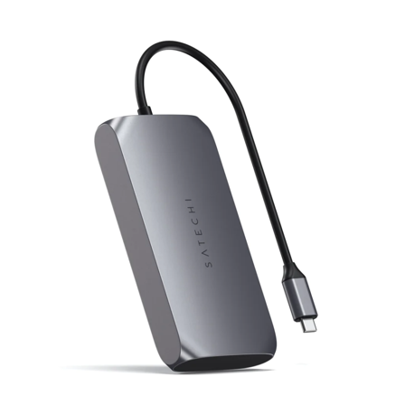 Satechi MULTIMEDIA ADAPTER M1 - dokkingstasjon - USB-C - 2 x HDMI