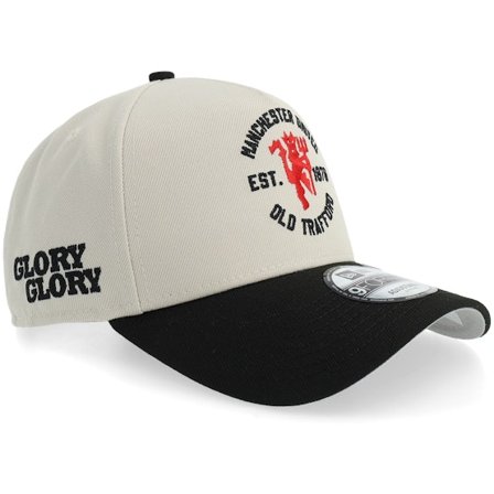 New Era - Beis adjustable Gorra - Hatstore Exclusive x Manchester United 9FORTY Glory Stone/Black A-frame Adjustable @ Hatstore