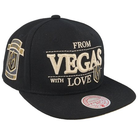 Mitchell & Ness - Negro snapback Gorra - Vegas Golden Knights With Love Black Snapback @ Hatstore
