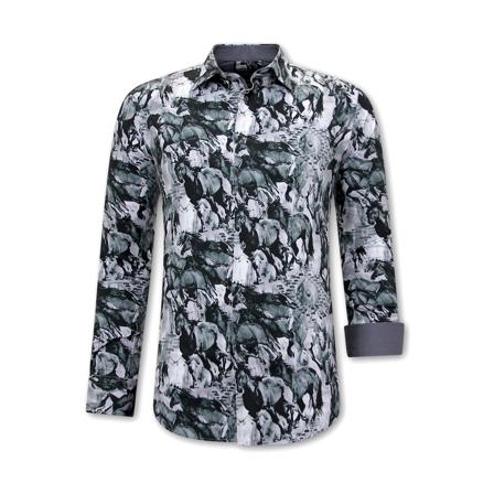 Gentile Bellini Casual Shirts grå, Herr, Herr, Storlek: L
