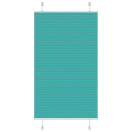 Plisserad persienn bensingrön 80x150 cm tyg bredd 79,4 cm