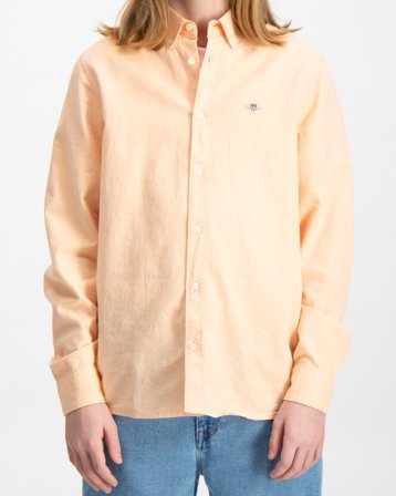 GANT SHIELD OXFORD BD SHIRT Orange Skjorter Dreng - Kids Brand Store