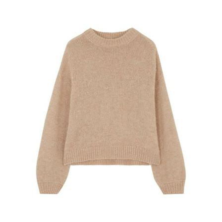 Ba&Sh, Round-neck Knitwear Beige, Dames, Maat:L