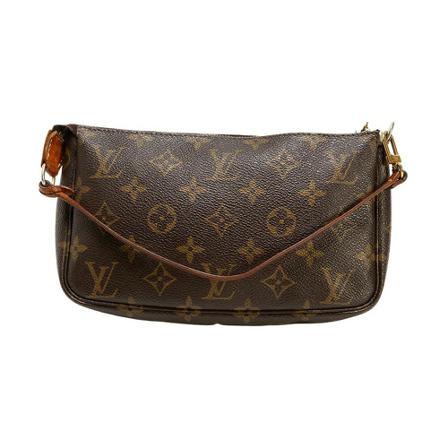 Louis Vuitton Vintage, Pre-Owned Pouch Accessories Monogram Bag Bruin, Dames, Maat:ONE Size