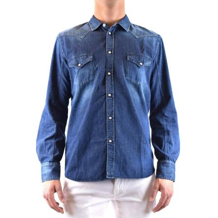 Jacob Cohën, Shirts Blauw, Heren, Maat:L
