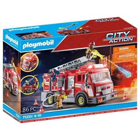 PLAYMOBIL - 71233 - City Action - Brandbil med stor stige