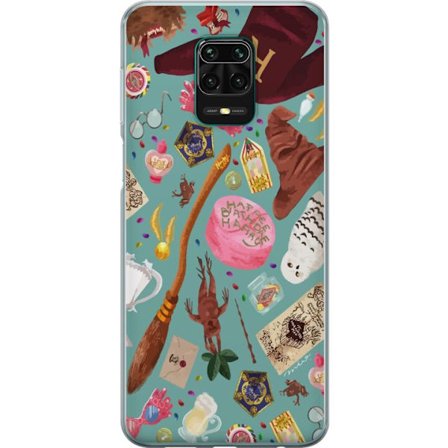Yhteensopiva Puhelinkuori Xiaomi Xiaomi Redmi Note 9 Pro Maaginen kuvaus velhon sauva, hatun ja mielikuvituksellisten esineiden kanssa leikkisässä s