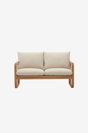 Kave Home - 2-sits soffa för utomhusbruk - sacaleta - Flerfärgad - Utesoffor & bänkar - Från Homeroom