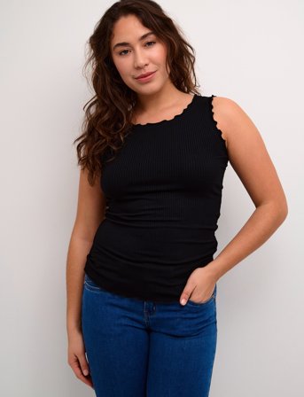 Cream Crribba Top - Black - S