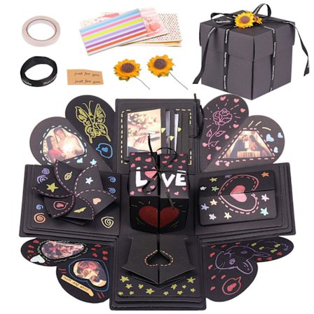 Explosion Box - Gaveæske med Dekorationer