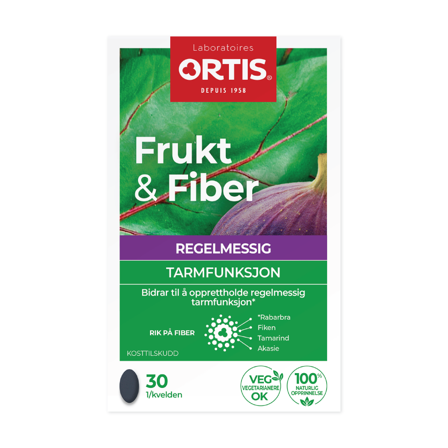 Frukt & Fiber Tabletter, 30 stk.