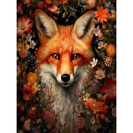 30x40cm 5D Diamant Maleri DIY Dyr Landskab Fuld Diamant Sticker - DW867