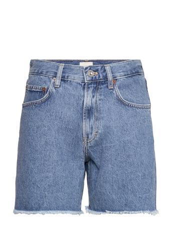 Piper Orgnic Dnm Boyfrnd Shrts Shorts Denim Shorts Blå French Connection