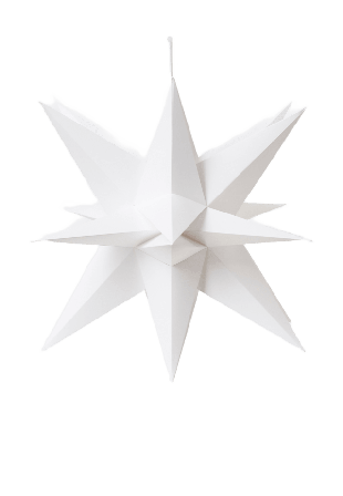 Åhléns Home Adventsstjärna 3D GLORIA 50 cm Belysning Vit ONESIZE