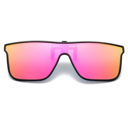 Sport Clip On Solbriller Flip Up Pink