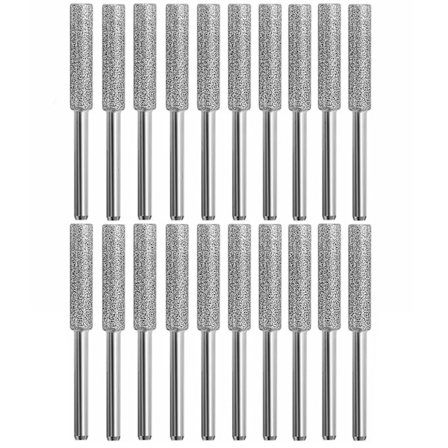 4,8 mm Diamant Kædesavssliber Kædesavssliber Sten, 20 stk.