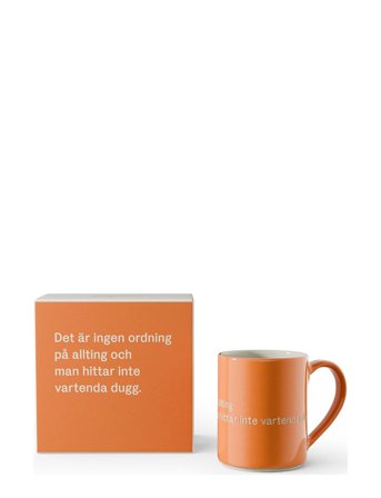 Design House Stockholm Astrid Lindgren Mug - Orange - 35 CL