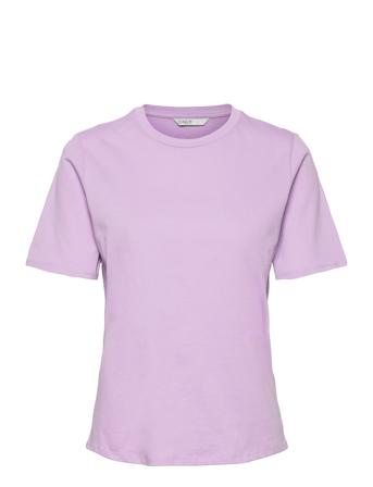 Onlnew Only Life S/S Tee Jrs T-shirt Top Lilla ONLY