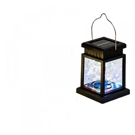 Solcells Vintage Latern Ljus Twinkle Effekt Leds Utomhus