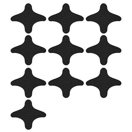 10 stk. sportsbeskyttelse for hender, anti-slitasje tape, lett å trekke av