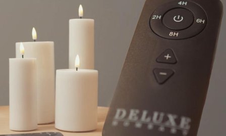 Deluxe Homeart Real Flame Fjernkontroll