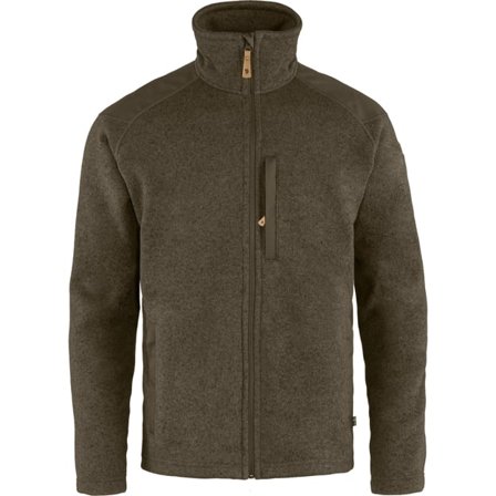 Fjällräven Herr's Buck Fleece in Dark Olive | Size: XL, G-1000