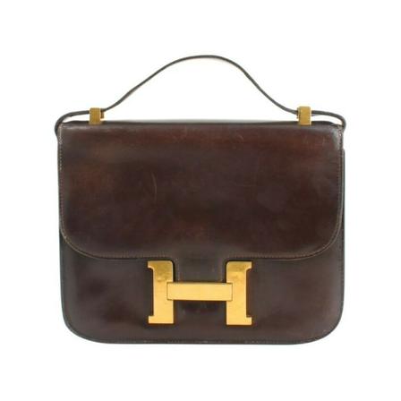 Hermès Vintage HandTass , Bruin , Dames , Maat: ONE Size Vintage Tassen