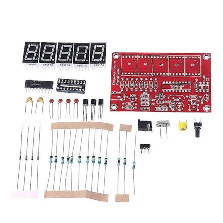 1Hz-50MHz Krystalloscillator Frekvensteller Måler 5-Sifret LED Display Kit