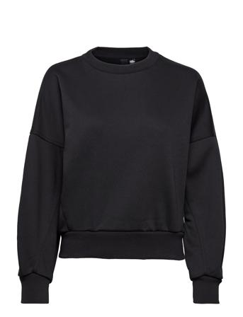Sportswear Studio Lounge Fleece Sweatshirt W Black Adidas Performance