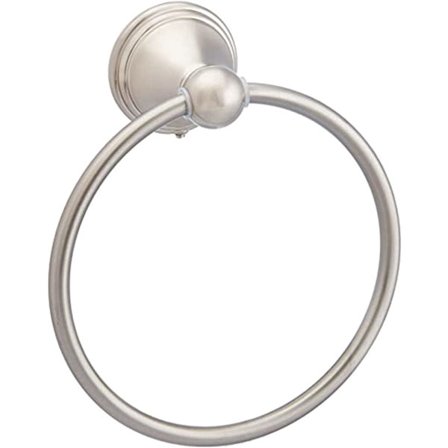 Basics Modern Handduksring - Satin Nickel