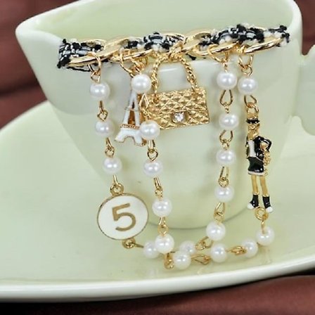 Pärlblomma CC Broscher För Damkläder Brosch Xin3002901