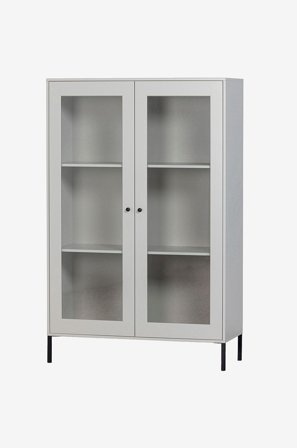 WOOOD - Xam Vitrinskåp - Grå - Skåp - Från Homeroom