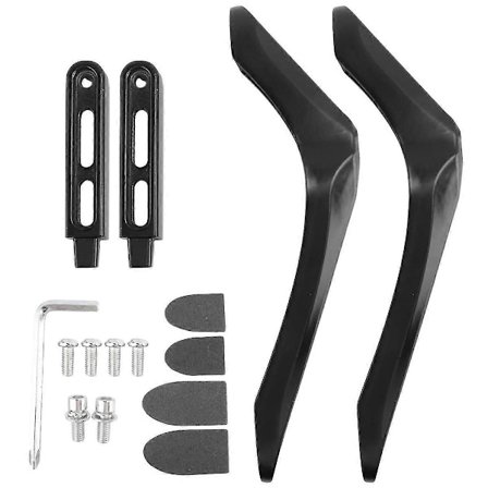 Stål TV-fod til LCD Pedestal Skærmstander Hjem Universal Skærmforhøjer til 32 til 65 tommer