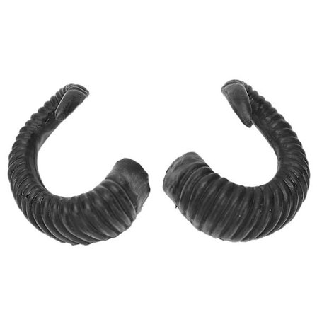 Horn Pannband Horn Huvudstycke Halloween Fårhorn Huvudband Halloween Vädur Horn Vädur Horn Cosplay Huvudband Djävulshorn Pannband