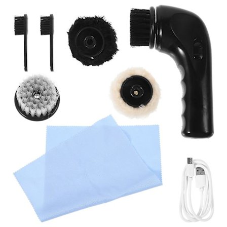 Elektrisk skopudser Genopladelig skobørste Håndholdt skopudser Elektrisk skobørste