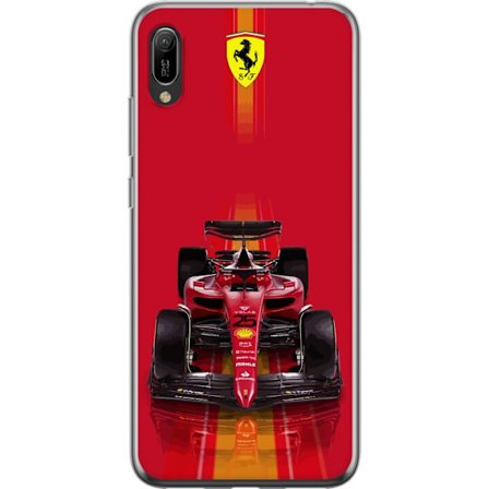 Yhteensopiva Puhelinkuori Huawei Huawei Y6 Pro (2019) Ferrari Formula 1 -auto ikonisessa punaisessa muotoilussa urheilullisella tarkkuudella