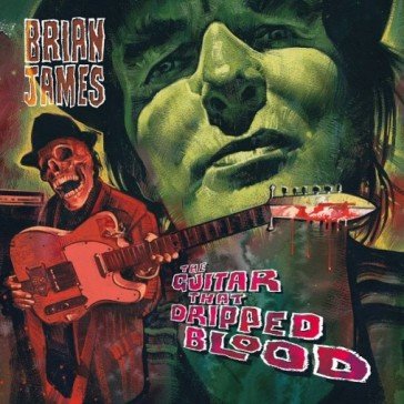Guitar that dripped blood Brian James