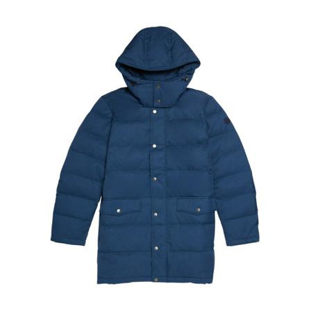 Brooks Brothers, Quilted Down Parka Blauw, Heren, Maat:XS