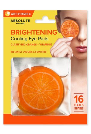 Absolute New York Brightening Eye Pad 16 stk, Skincare, Ansigtspleje, Øjencreme