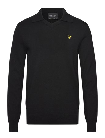 Lyle & Scott | Cotton Merino Football Collar Jumper | M