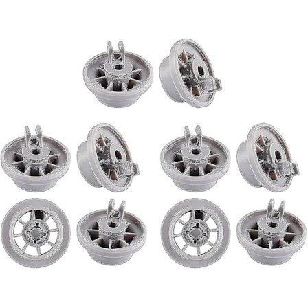 Bosch oppvaskmaskin hjul 10-pakke - Neff oppvaskmaskin reservedeler ruller nedre kurv 165314 - Hold oppvaskmaskinen din i gang jevnt.