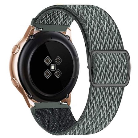 20 mm 22 mm band för Samsung Galaxy Watch 4/classic/3/5/ pro/active 2 Gear S3 Elastisk nylon Huawei Watch Gt 2 2e 3 Pro Strap