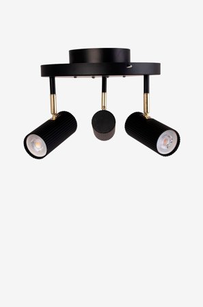 Globen Lighting - Plafond Hubble 3 - Sort - Plafonder - Fra Homeroom