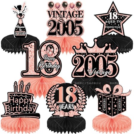 50. syntymäpäiväkoristeet Pöytäkoristeet 18. 18