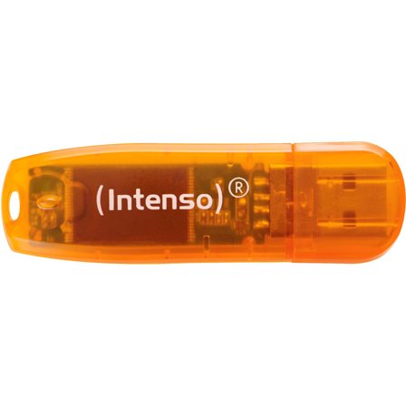 Intenso - USB-minne Rainbow Line 64GB x2 Orange