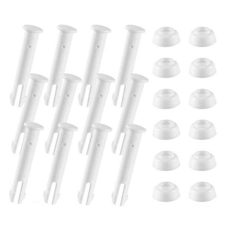 24-pack plastpinnar gummipooltätningar simbassäng reservdelar simbassängstillbehör